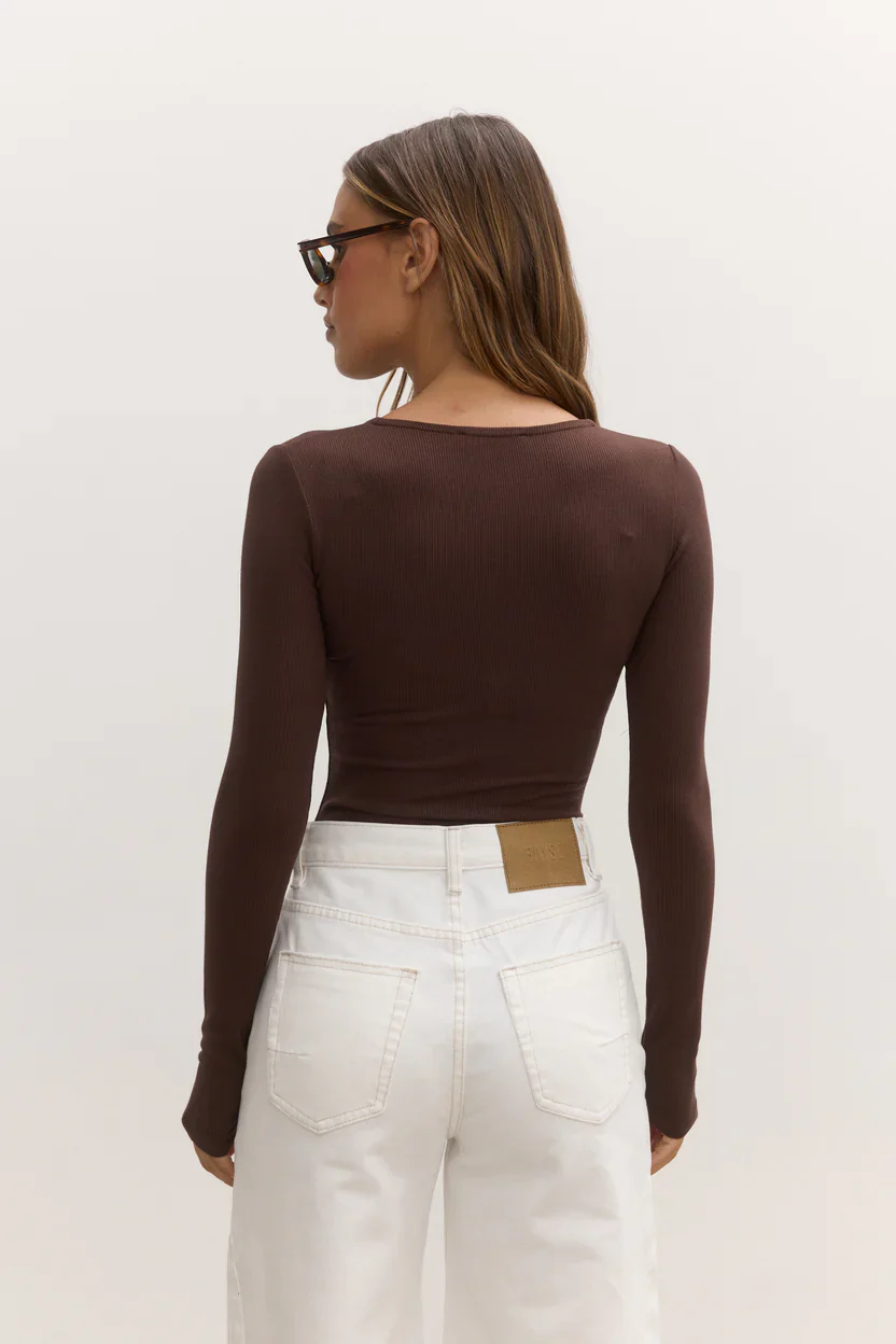 BAYSE BRAND - LARA BODYSUIT (CHOCOLATE / ESPRESSO) - Image 2