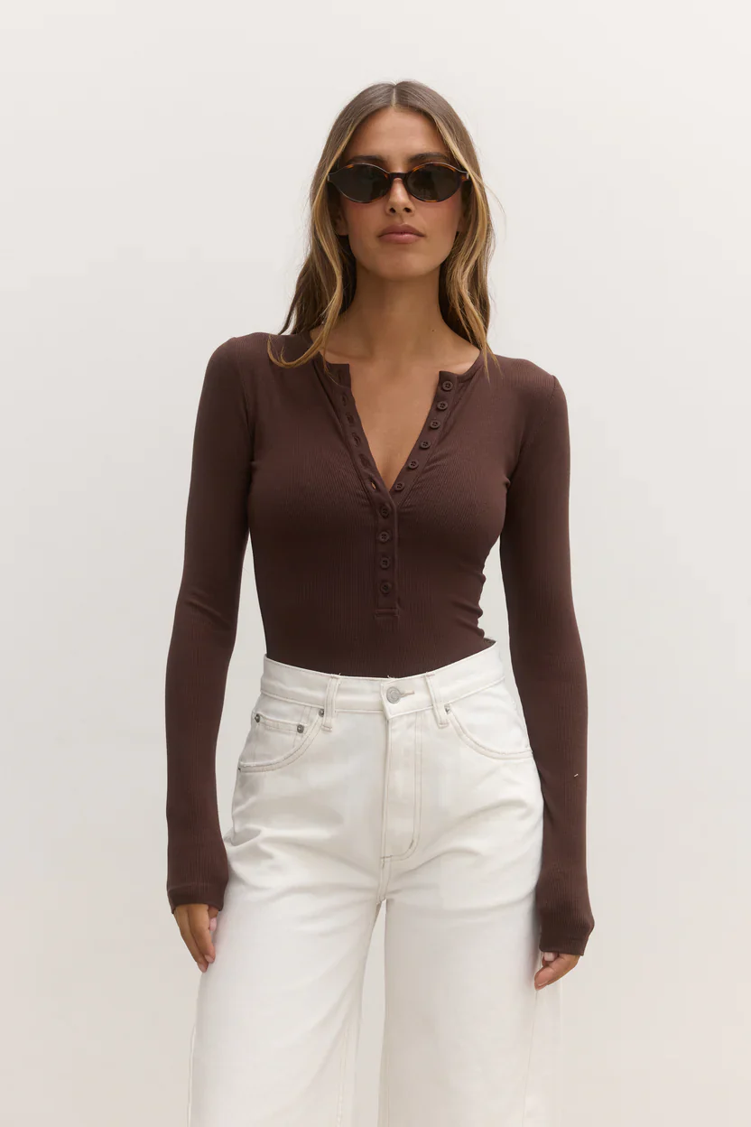 BAYSE BRAND - LARA BODYSUIT (CHOCOLATE / ESPRESSO) - Image 4