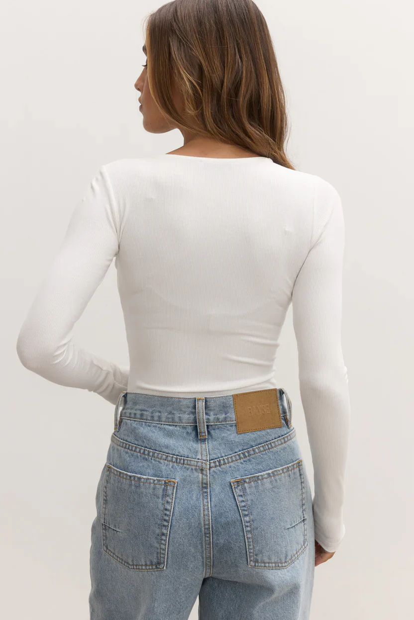 BAYSE BRAND - LARA BODYSUIT (WHITE) - Image 3