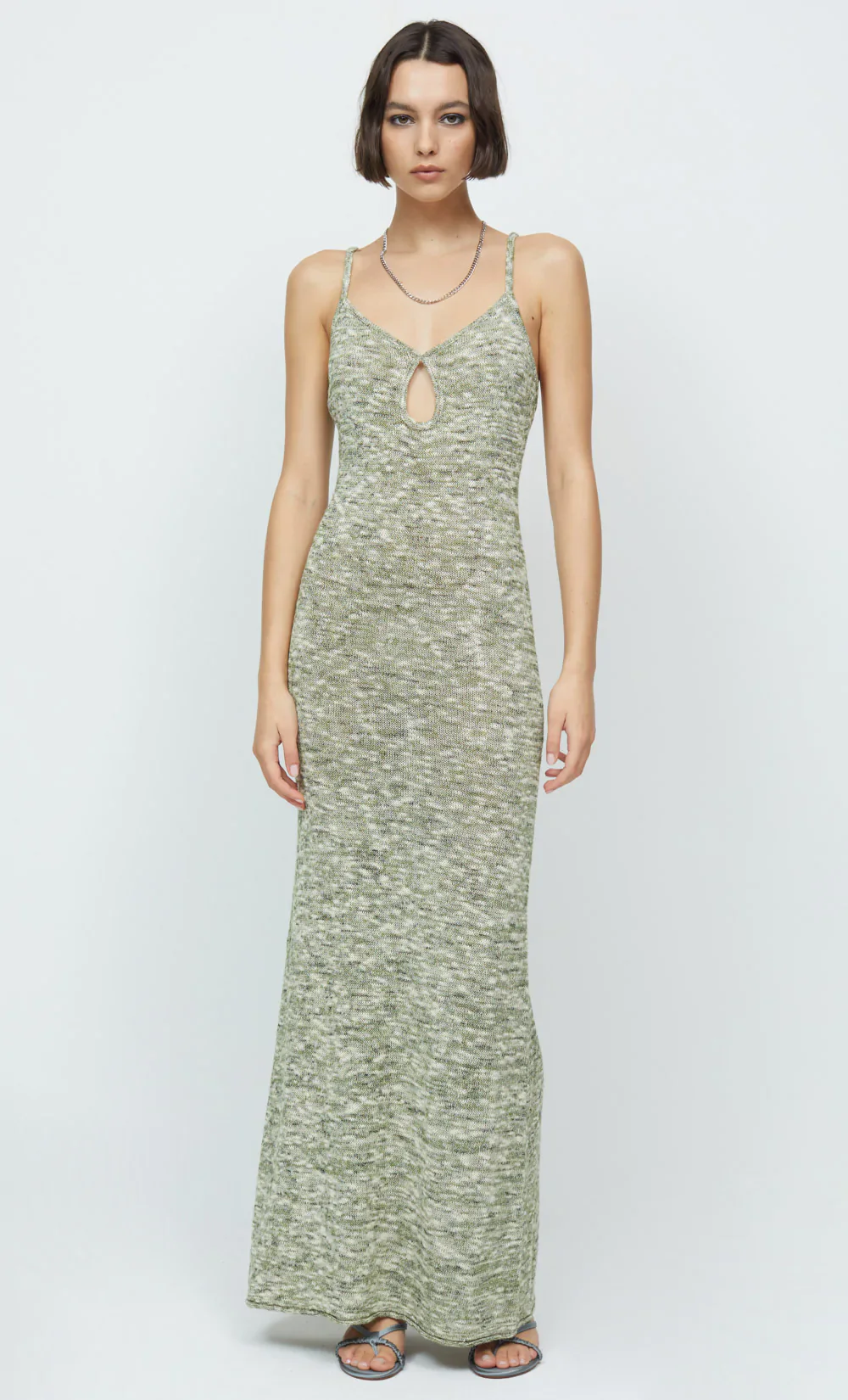 BEC AND BRIDGE - WILLOW KNIT MAXI DRESS (SAGE MARLE) FINAL SALE