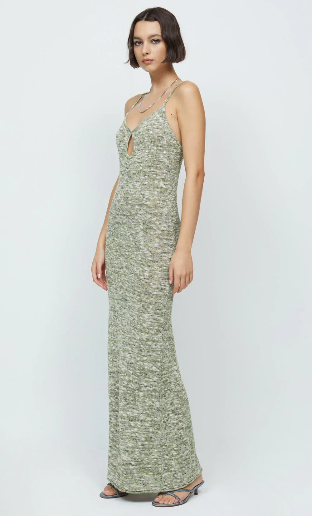 BEC AND BRIDGE - WILLOW KNIT MAXI DRESS (SAGE MARLE) FINAL SALE - Image 2