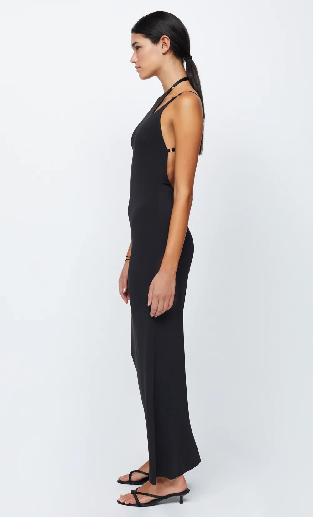 BEC AND BRIDGE - ZADIE ASYM MAXI DRESS (BLACK) - Image 4