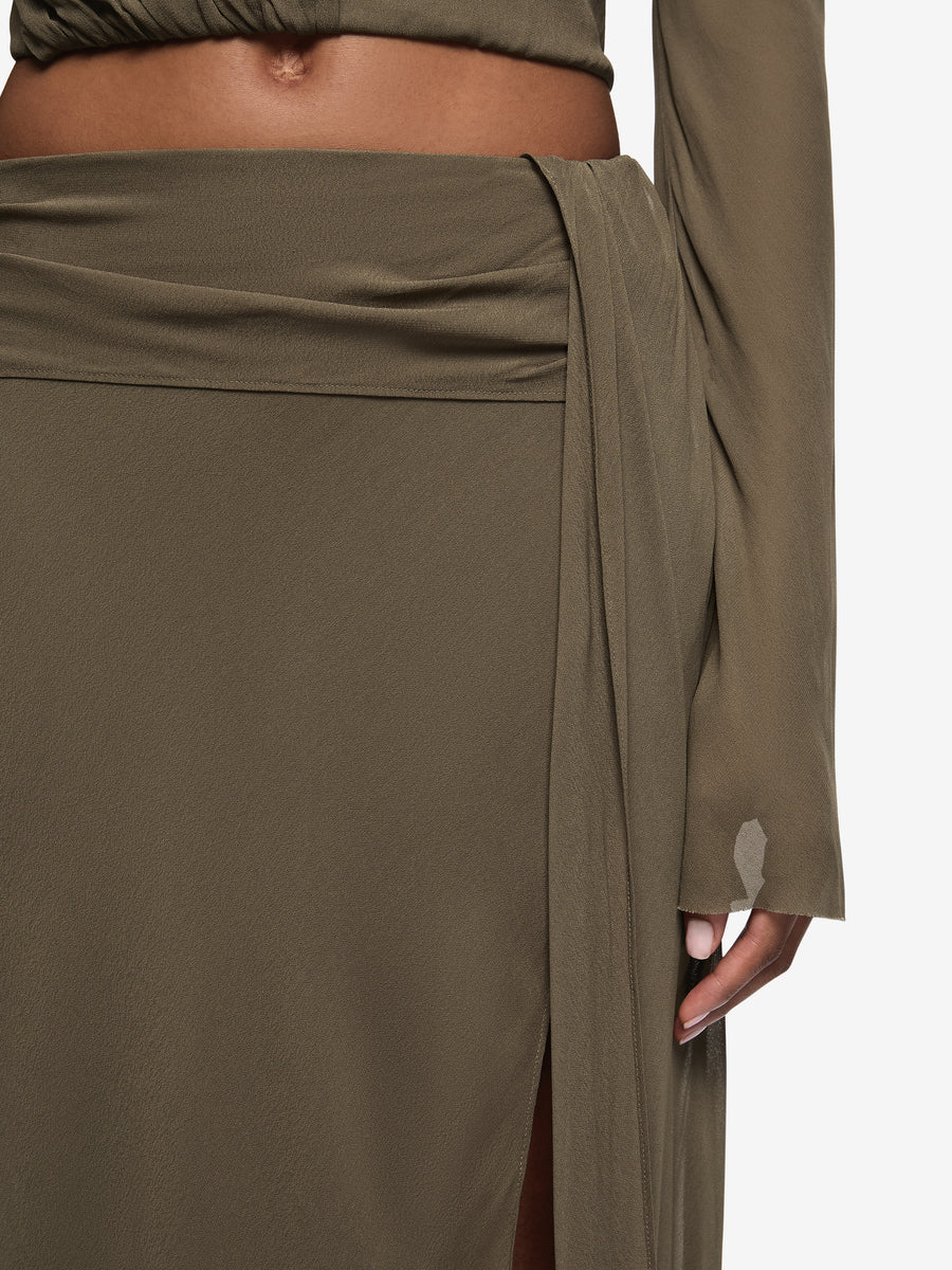 BEC + BRIDGE - BRIYA MAXI SKIRT (TWIG) - Image 4