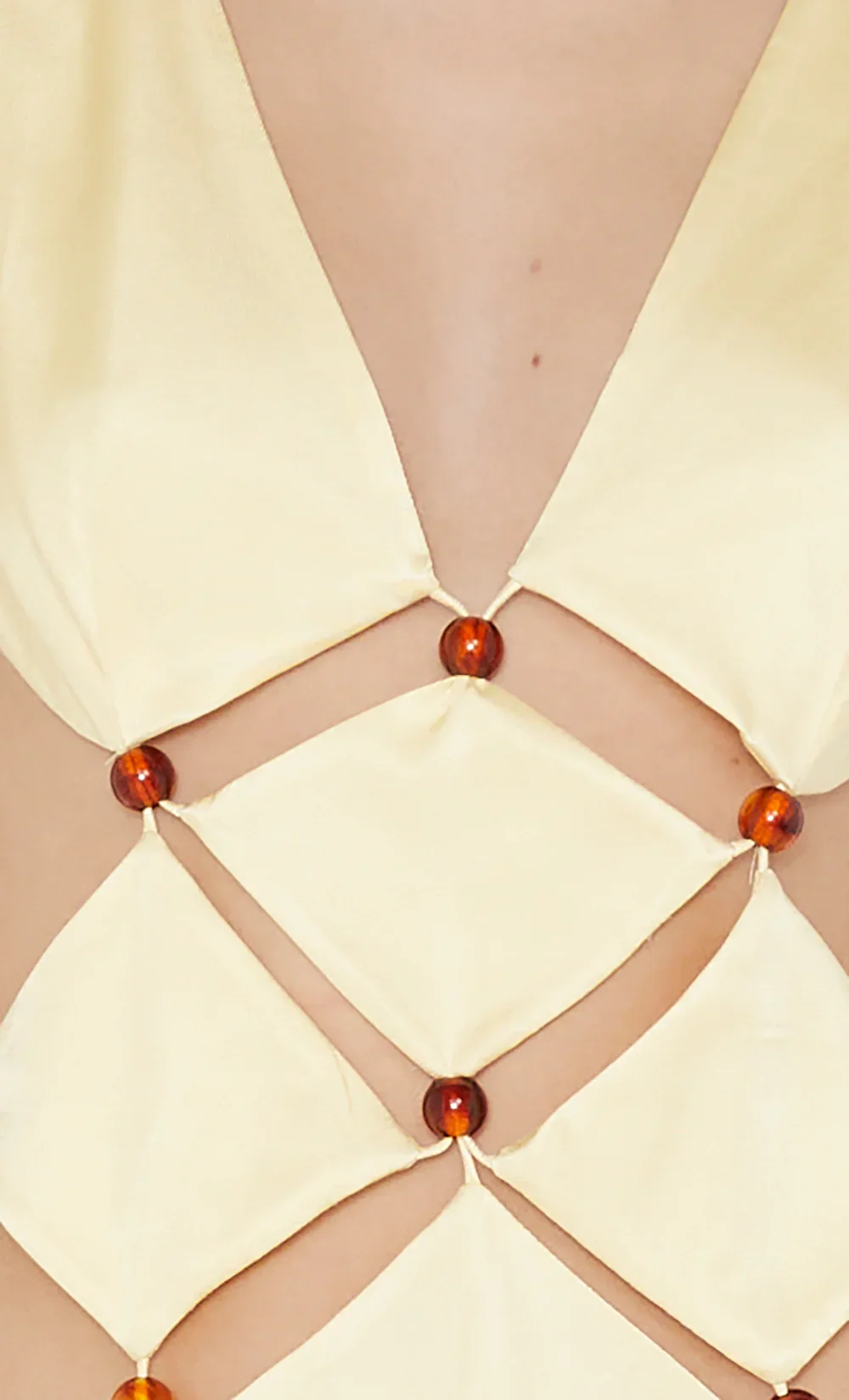 BEC + BRIDGE - AGATHE DIAMOND DRESS (BUTTER YELLOW) - Image 5