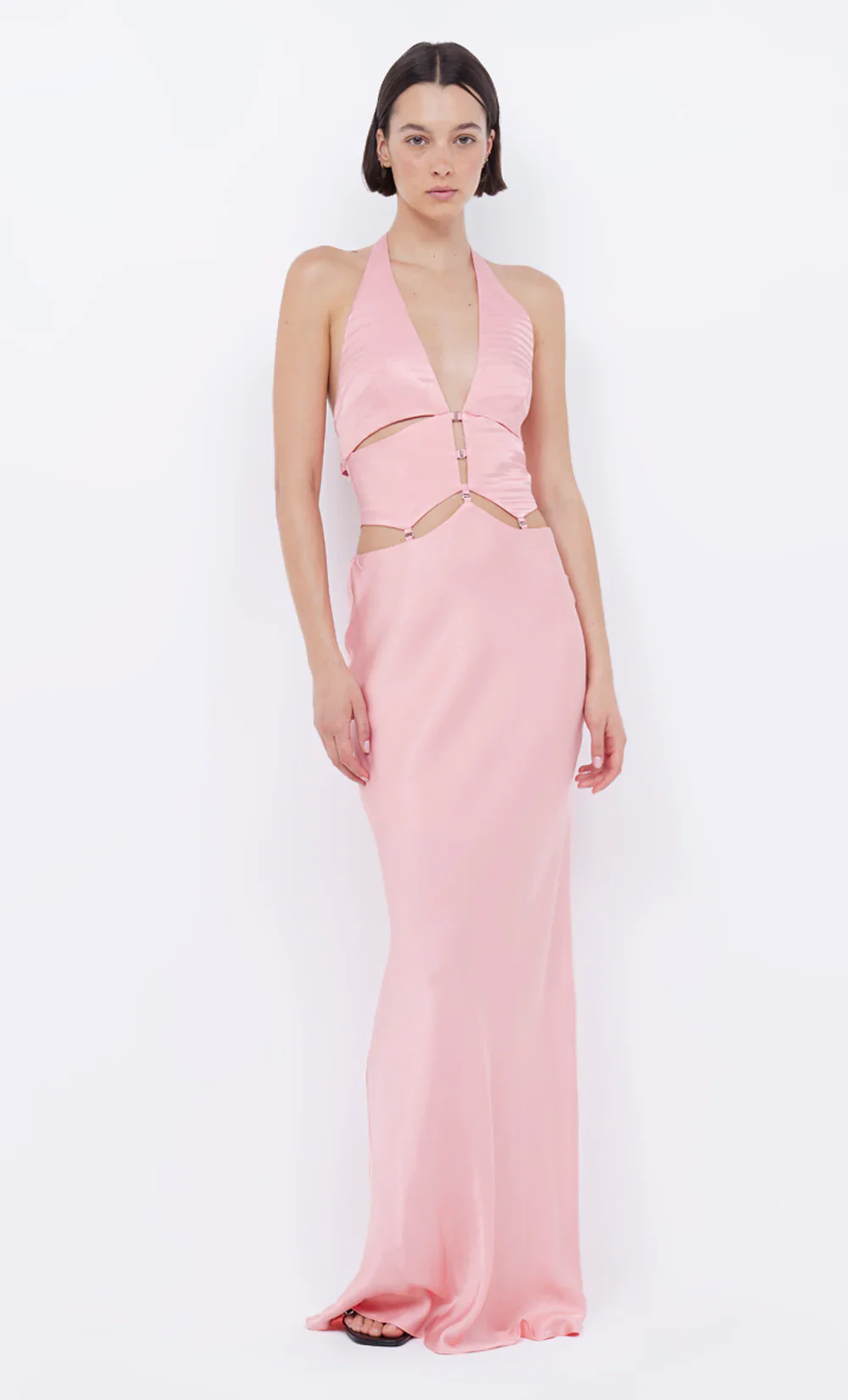 BEC + BRIDGE - ALABAMA HALTER DRESS (PINK SHERBET)