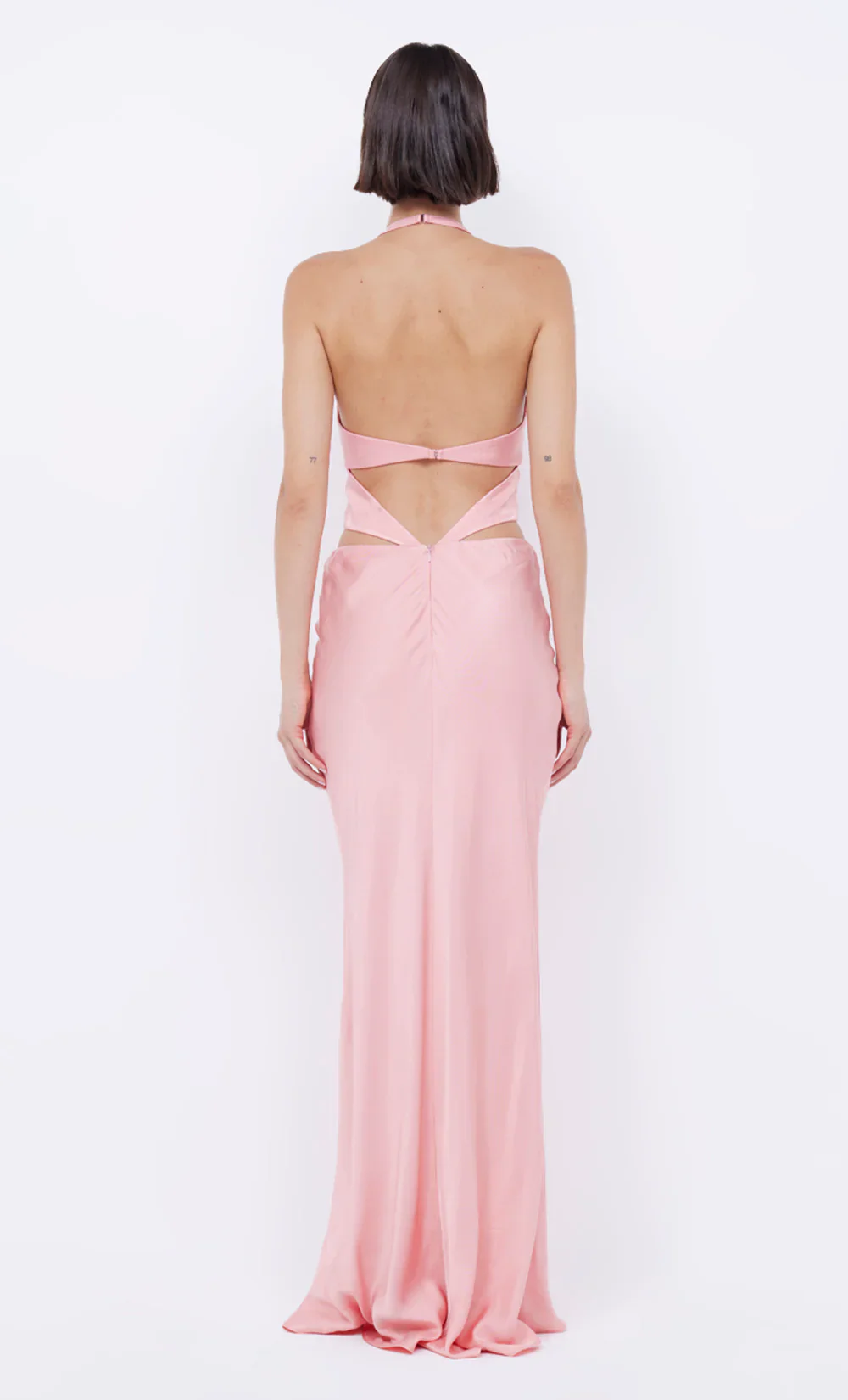BEC + BRIDGE - ALABAMA HALTER DRESS (PINK SHERBET) - Image 2