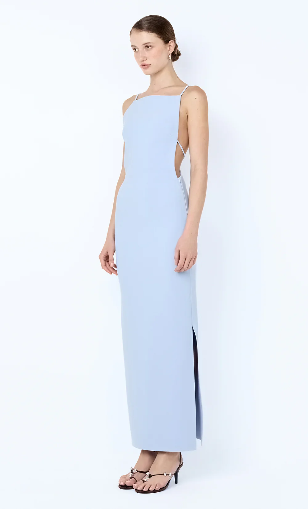 BEC + BRIDGE - ARLENE STRAPPY MIDI DRESS (CORNFLOWER) - Image 3
