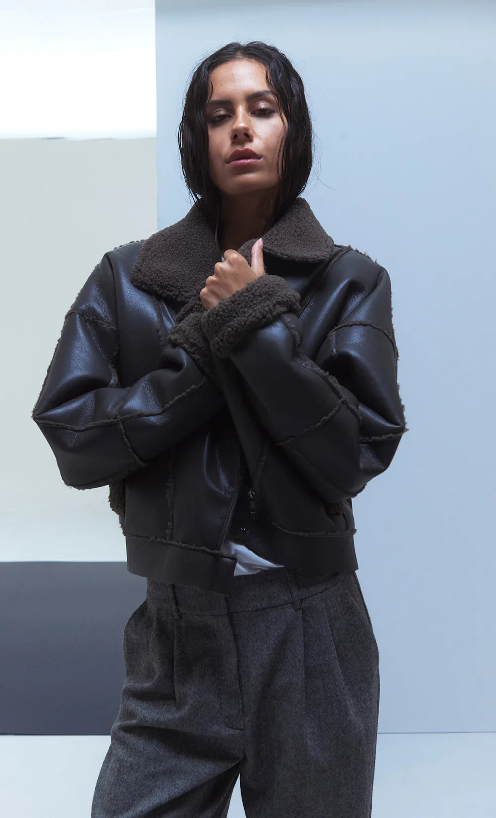 BEC + BRIDGE - ASHA BOMBER (DARK CHOCOLATE) - Image 2