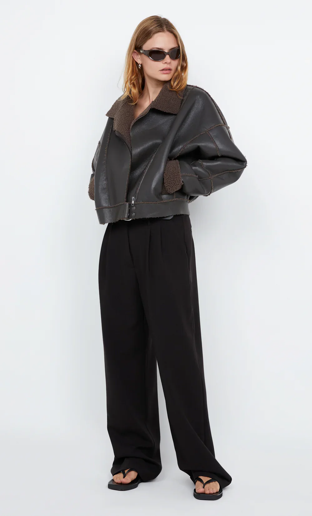 BEC + BRIDGE - ASHA BOMBER (DARK CHOCOLATE) - Image 6