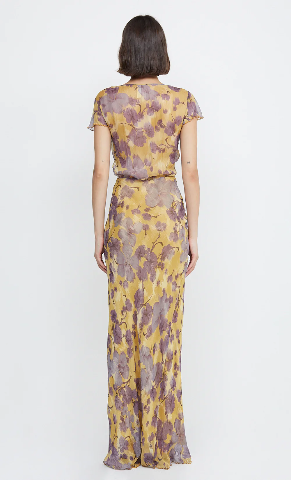 BEC + BRIDGE - BERNADETTE WRAP MAXI DRESS (Golden Violet) - Image 2