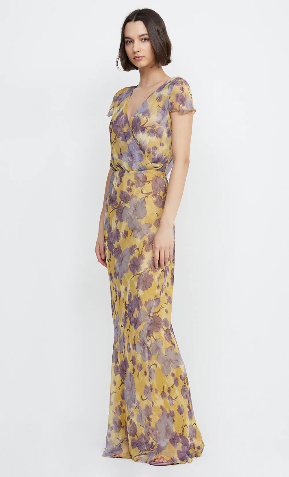 BEC + BRIDGE - BERNADETTE WRAP MAXI DRESS (Golden Violet) - Image 3
