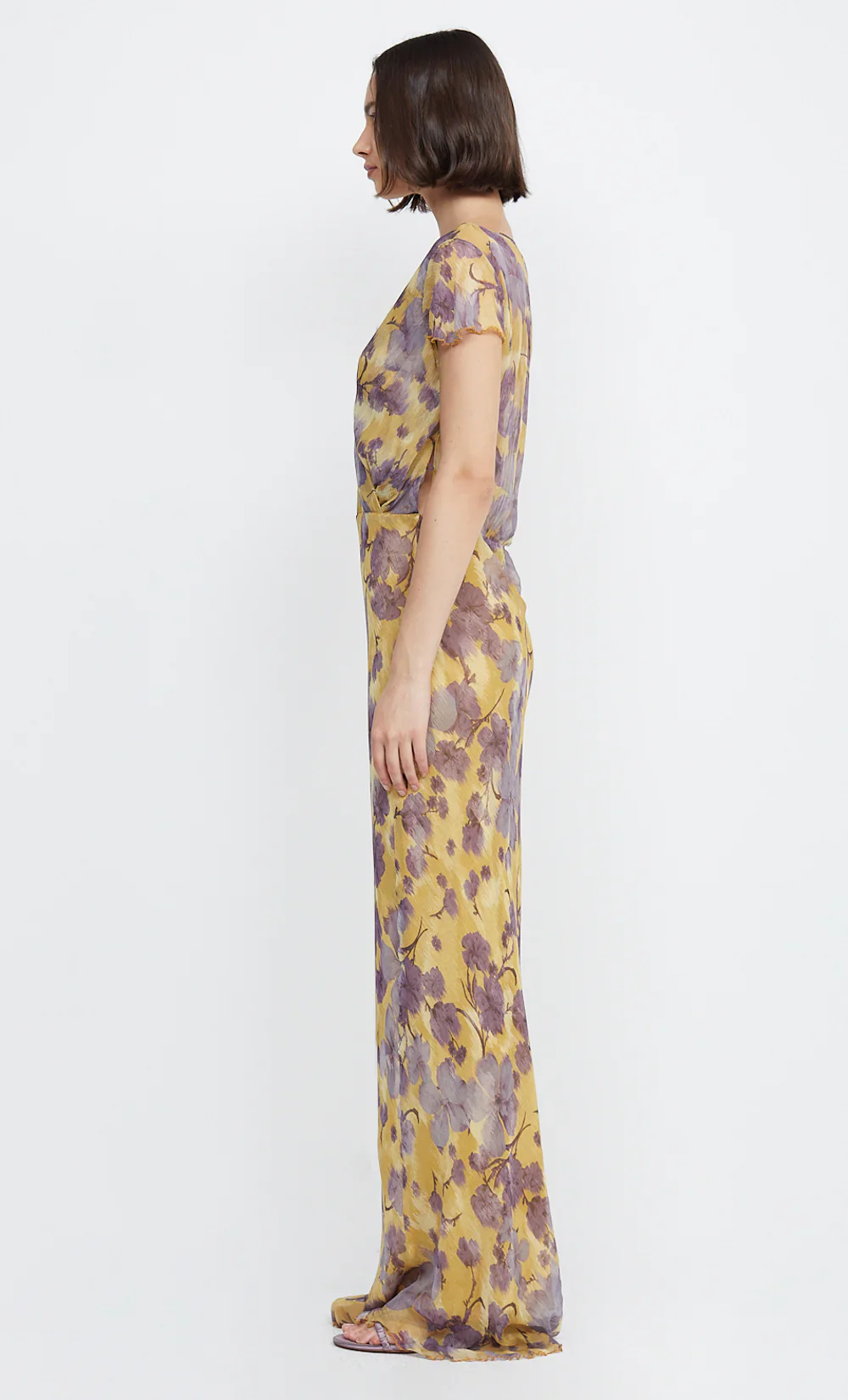 BEC + BRIDGE - BERNADETTE WRAP MAXI DRESS (Golden Violet) - Image 4