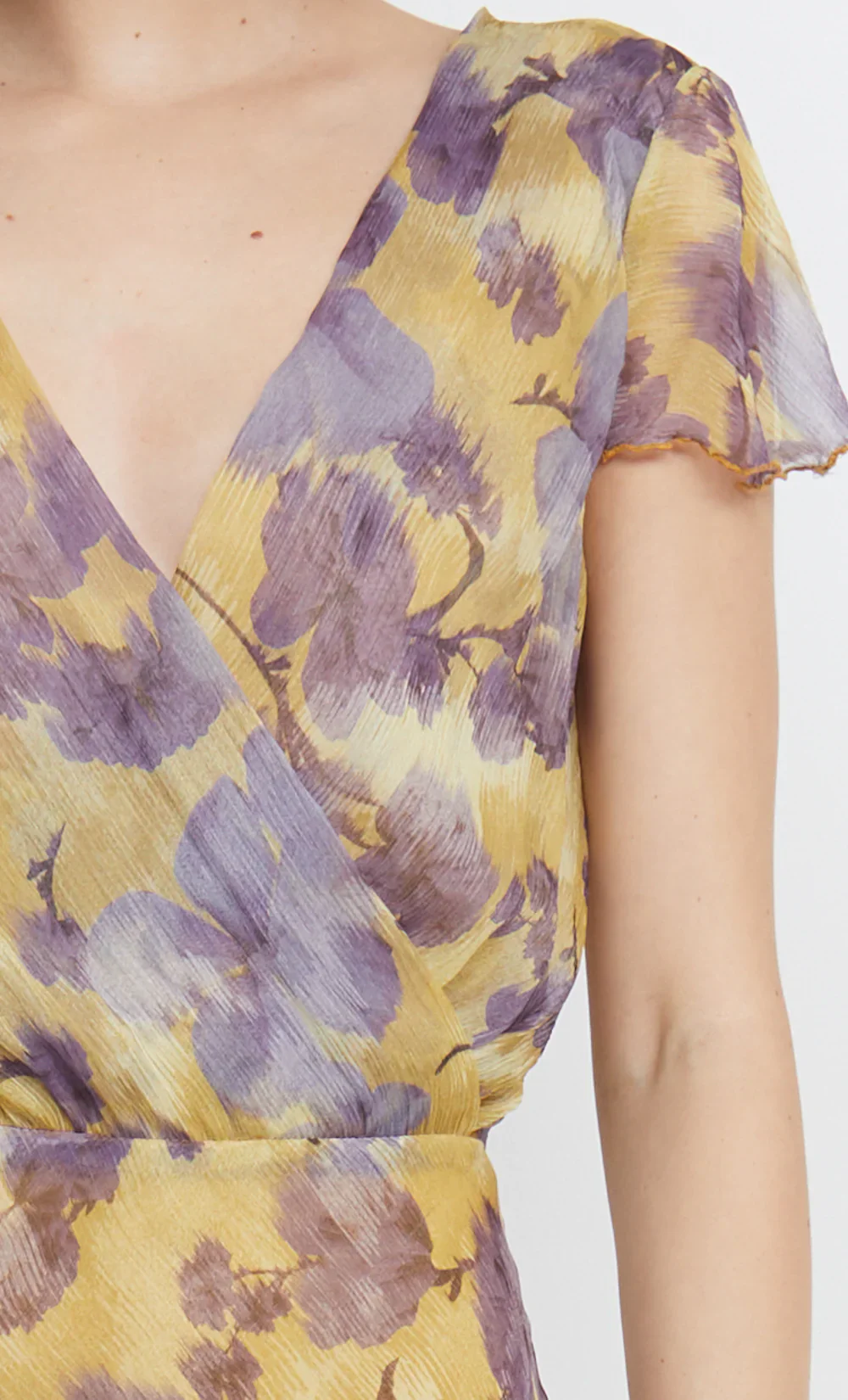 BEC + BRIDGE - BERNADETTE WRAP MAXI DRESS (Golden Violet) - Image 5