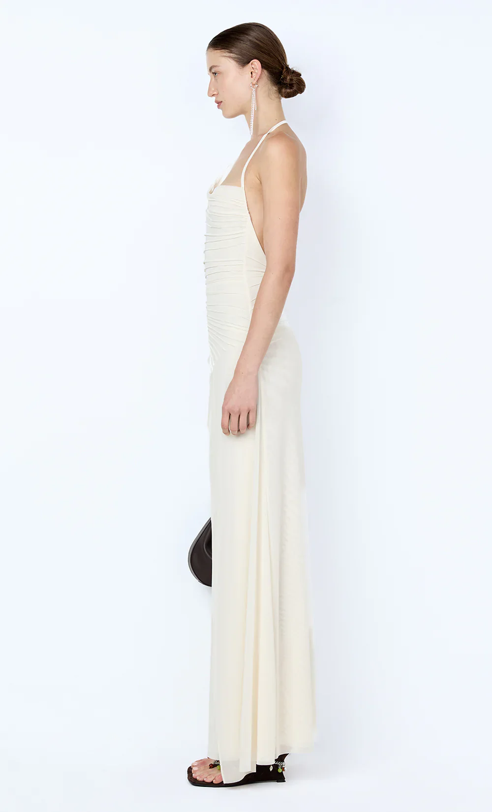 BEC + BRIDGE - BRENNA PINTUCK MAXI DRESS (SNOW) - Image 4