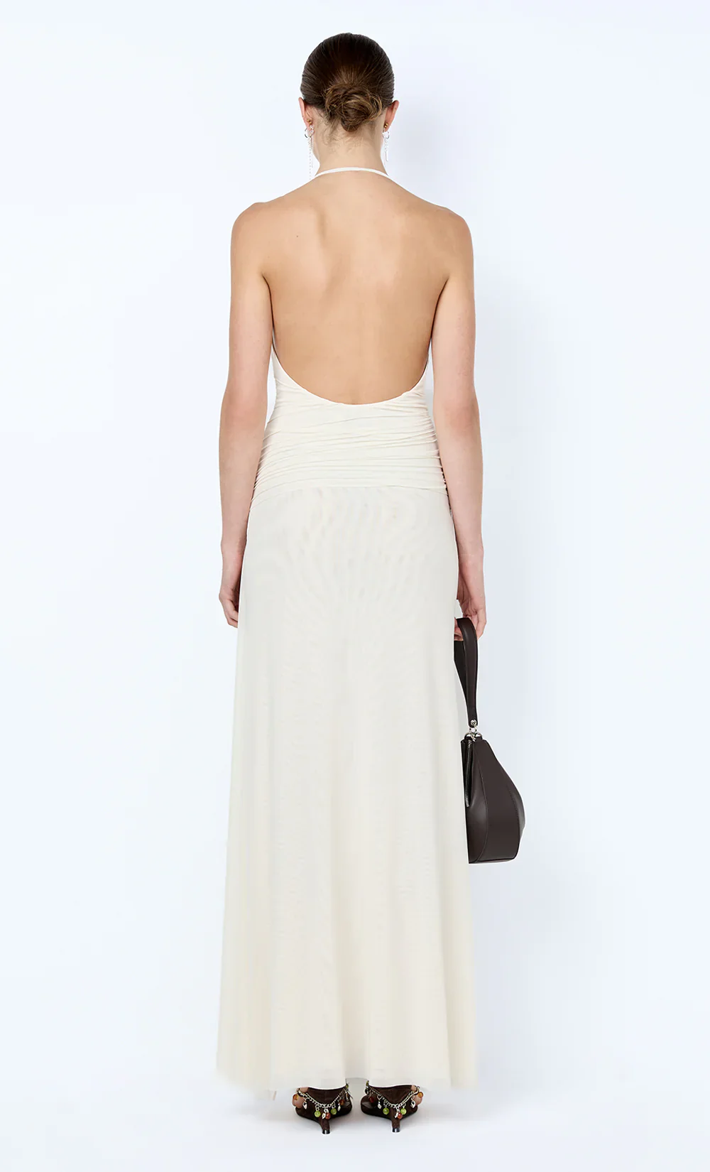 BEC + BRIDGE - BRENNA PINTUCK MAXI DRESS (SNOW) - Image 5