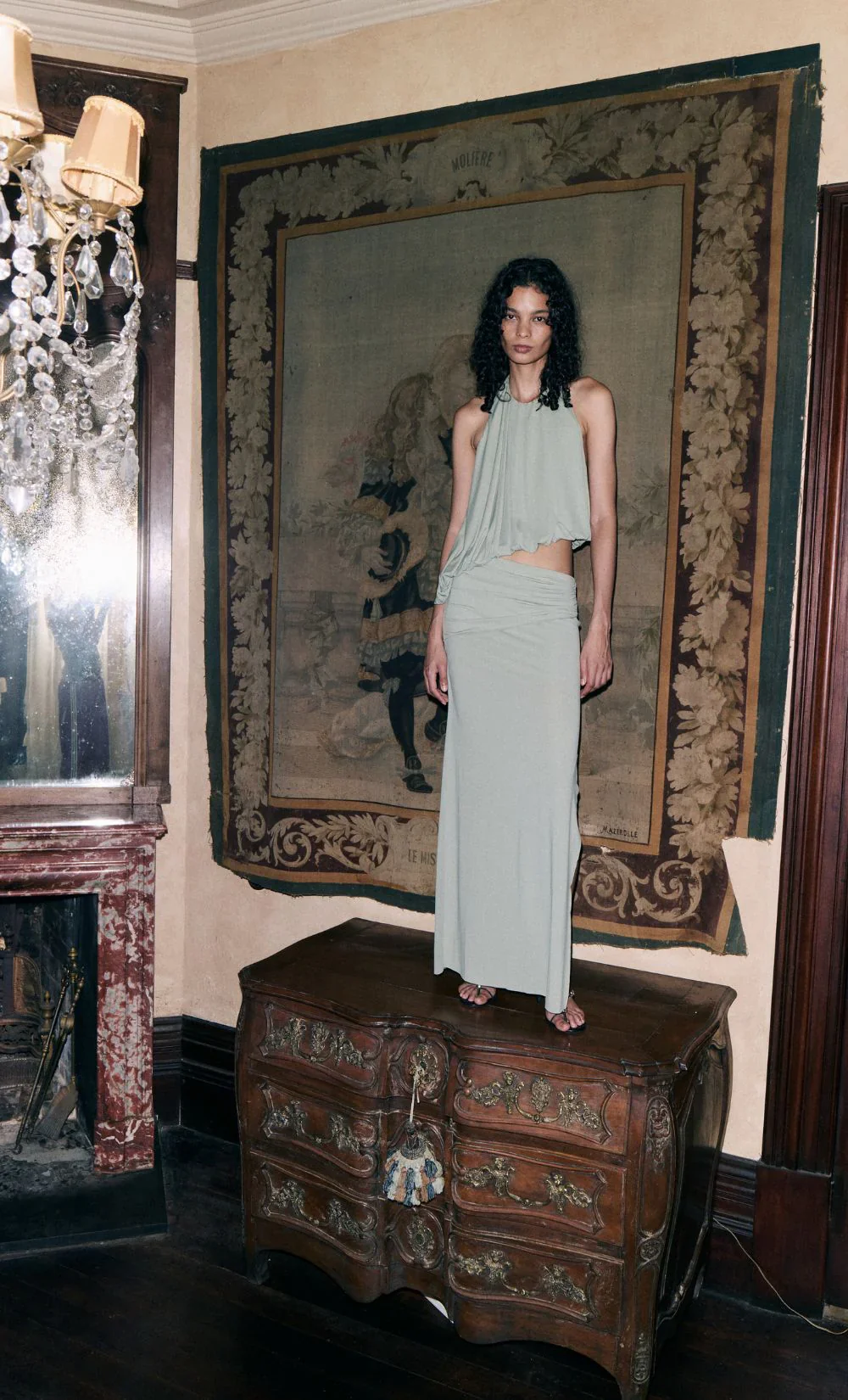 BEC + BRIDGE - CADENCE RACER MAXI DRESS (PISTACHIO) - Image 2