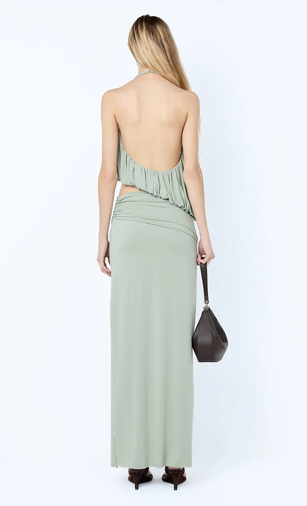 BEC + BRIDGE - CADENCE RACER MAXI DRESS (PISTACHIO) - Image 3
