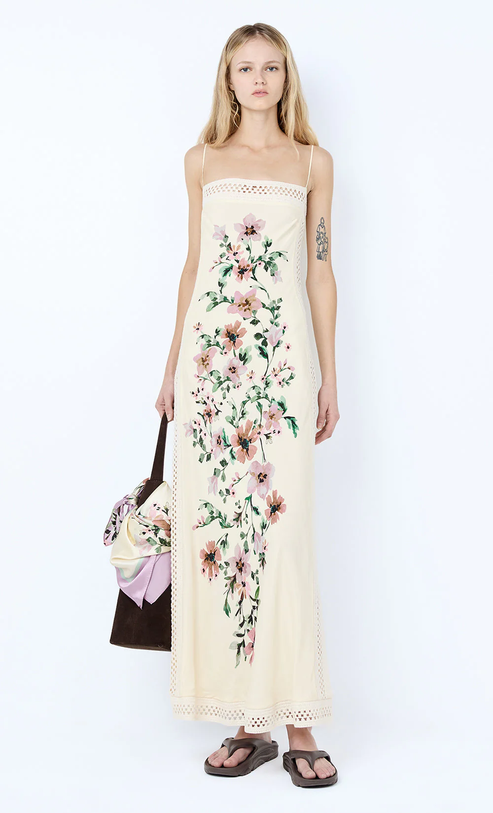 BEC + BRIDGE - CAMELIA MAXI DRESS (CREAM GARDENIA FLORAL)