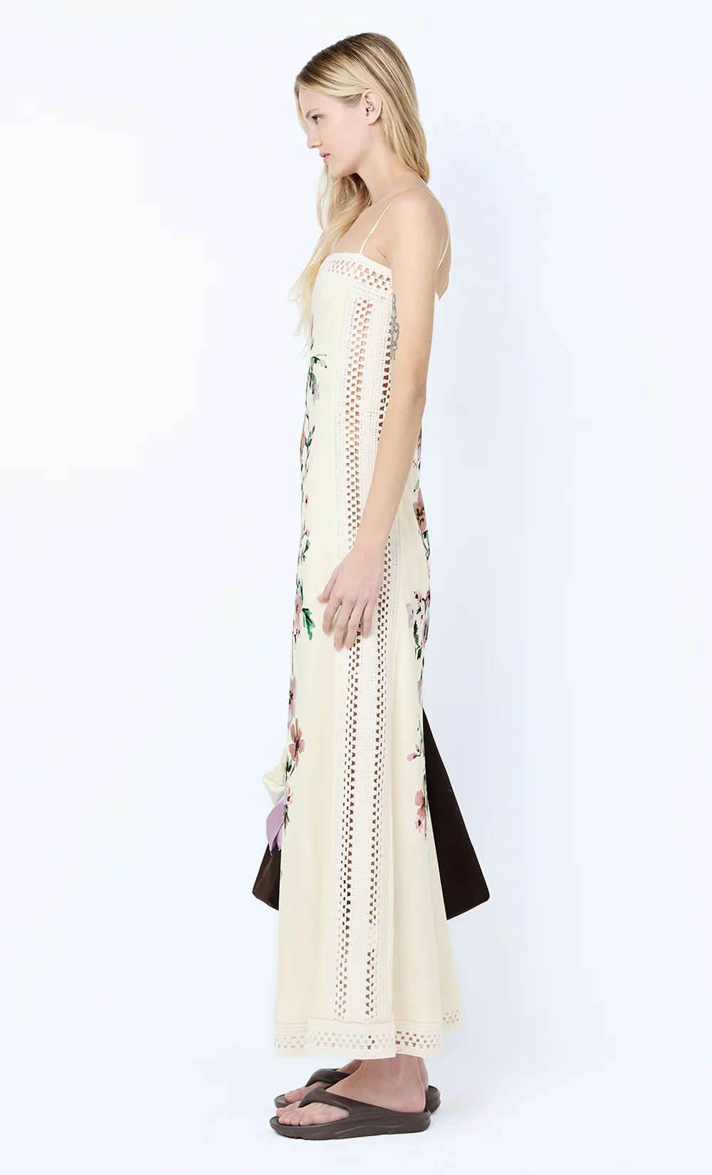 BEC + BRIDGE - CAMELIA MAXI DRESS (CREAM GARDENIA FLORAL) - Image 4