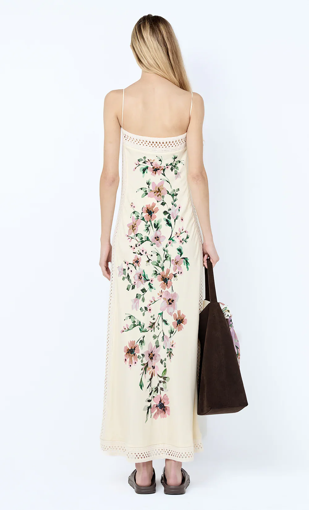 BEC + BRIDGE - CAMELIA MAXI DRESS (CREAM GARDENIA FLORAL) - Image 5
