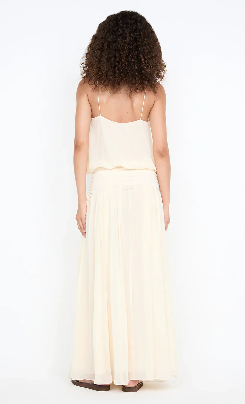 BEC + BRIDGE - CAMILLE BLOUSON DRESS (BUTTERCREAM) - Image 5