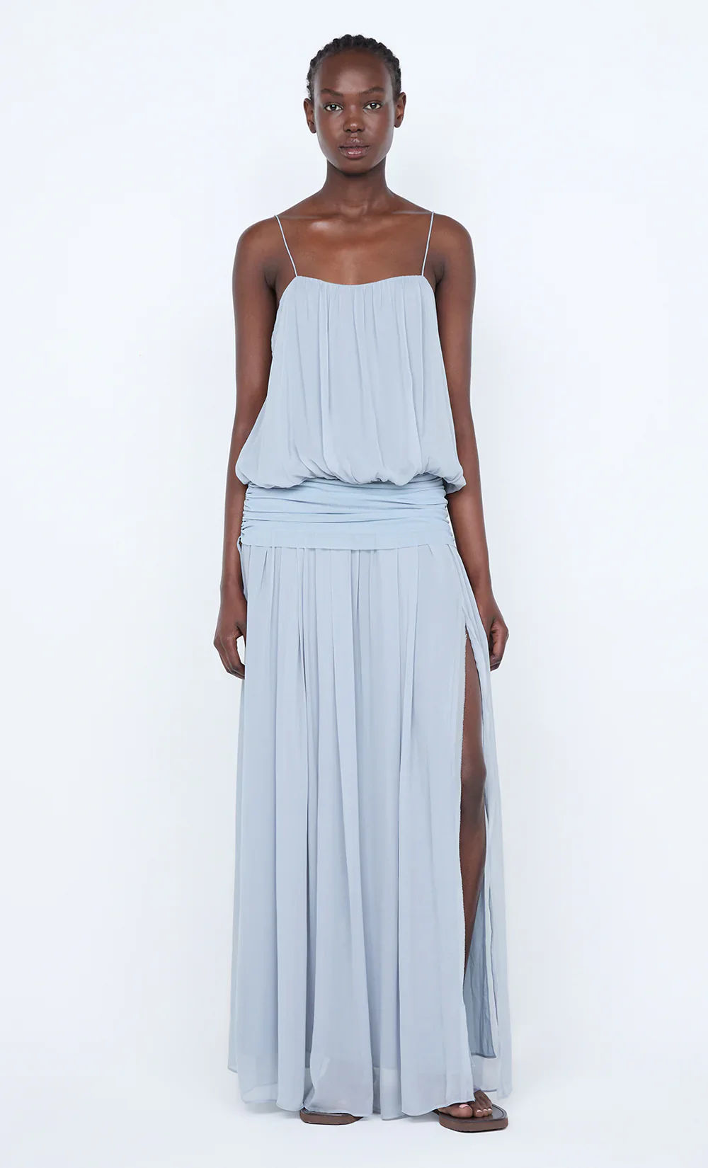 BEC + BRIDGE - CAMILLE BLOUSON DRESS (CLOUD BLUE)