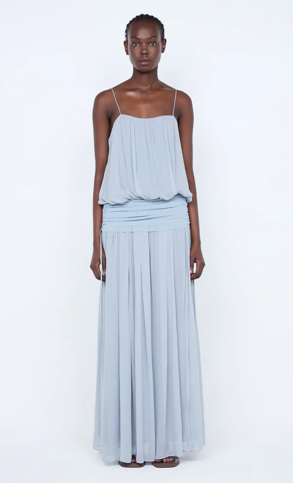 BEC + BRIDGE - CAMILLE BLOUSON DRESS (CLOUD BLUE) - Image 2