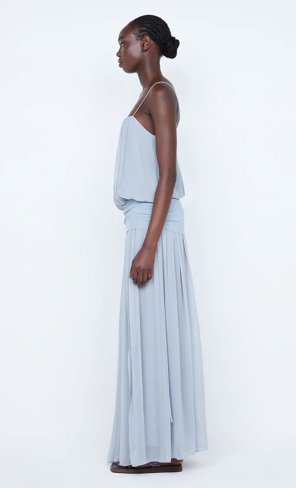 BEC + BRIDGE - CAMILLE BLOUSON DRESS (CLOUD BLUE) - Image 4