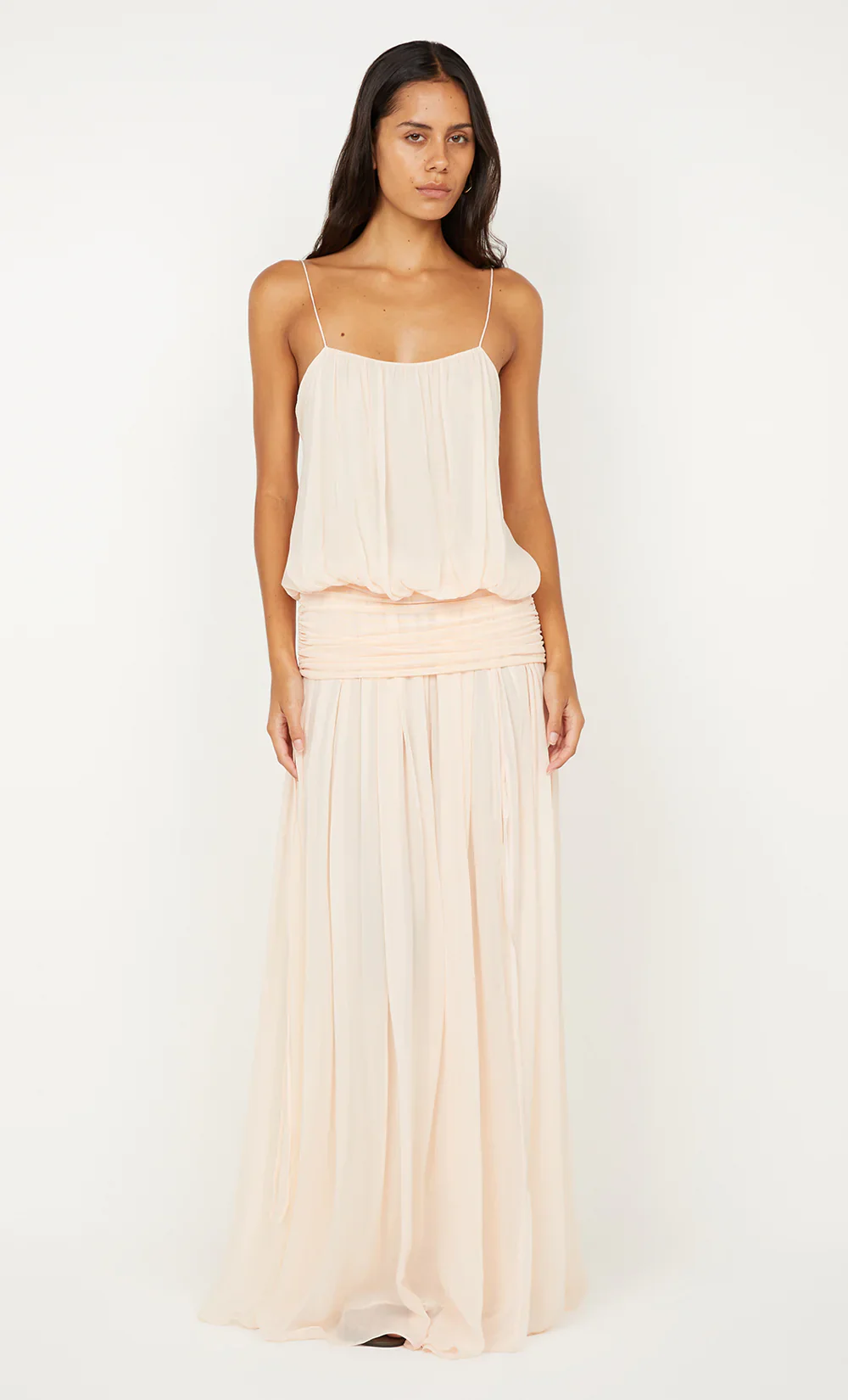 BEC + BRIDGE CAMILLE BLOUSON DRESS (PEACH) - Image 4