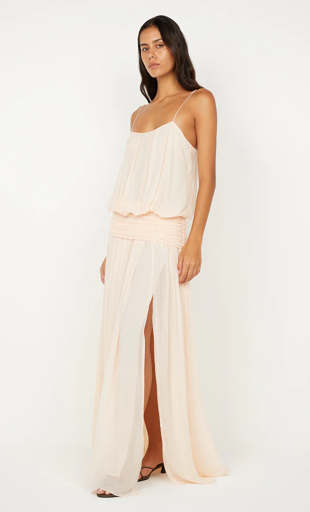 BEC + BRIDGE CAMILLE BLOUSON DRESS (PEACH) - Image 5