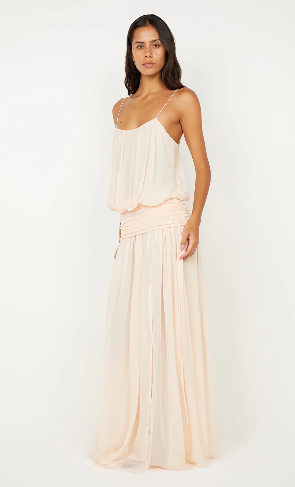 BEC + BRIDGE CAMILLE BLOUSON DRESS (PEACH) - Image 6