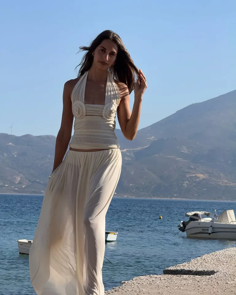 BEC + BRIDGE - CAMILLE MAXI SKIRT (BUTTERCREAM) - Image 2