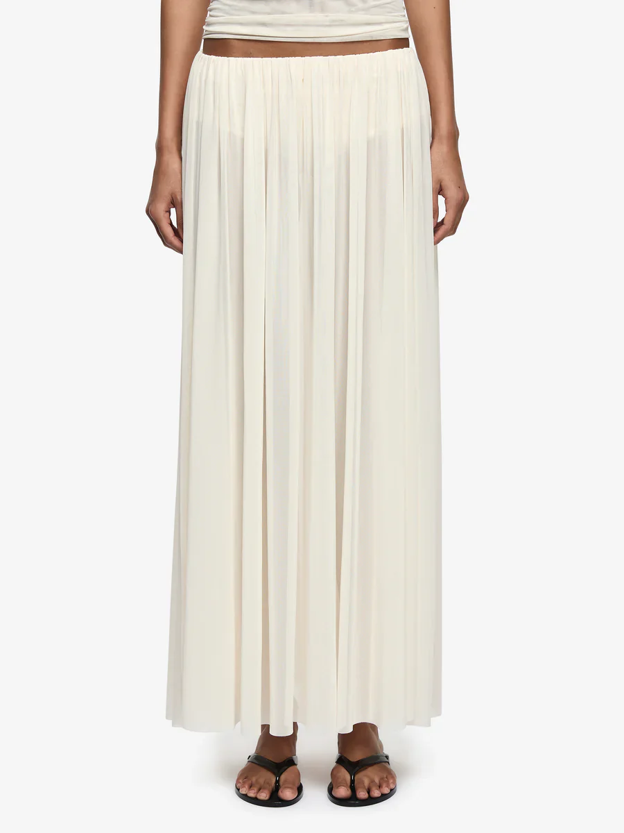 BEC + BRIDGE - CAMILLE MAXI SKIRT (BUTTERCREAM) - Image 4