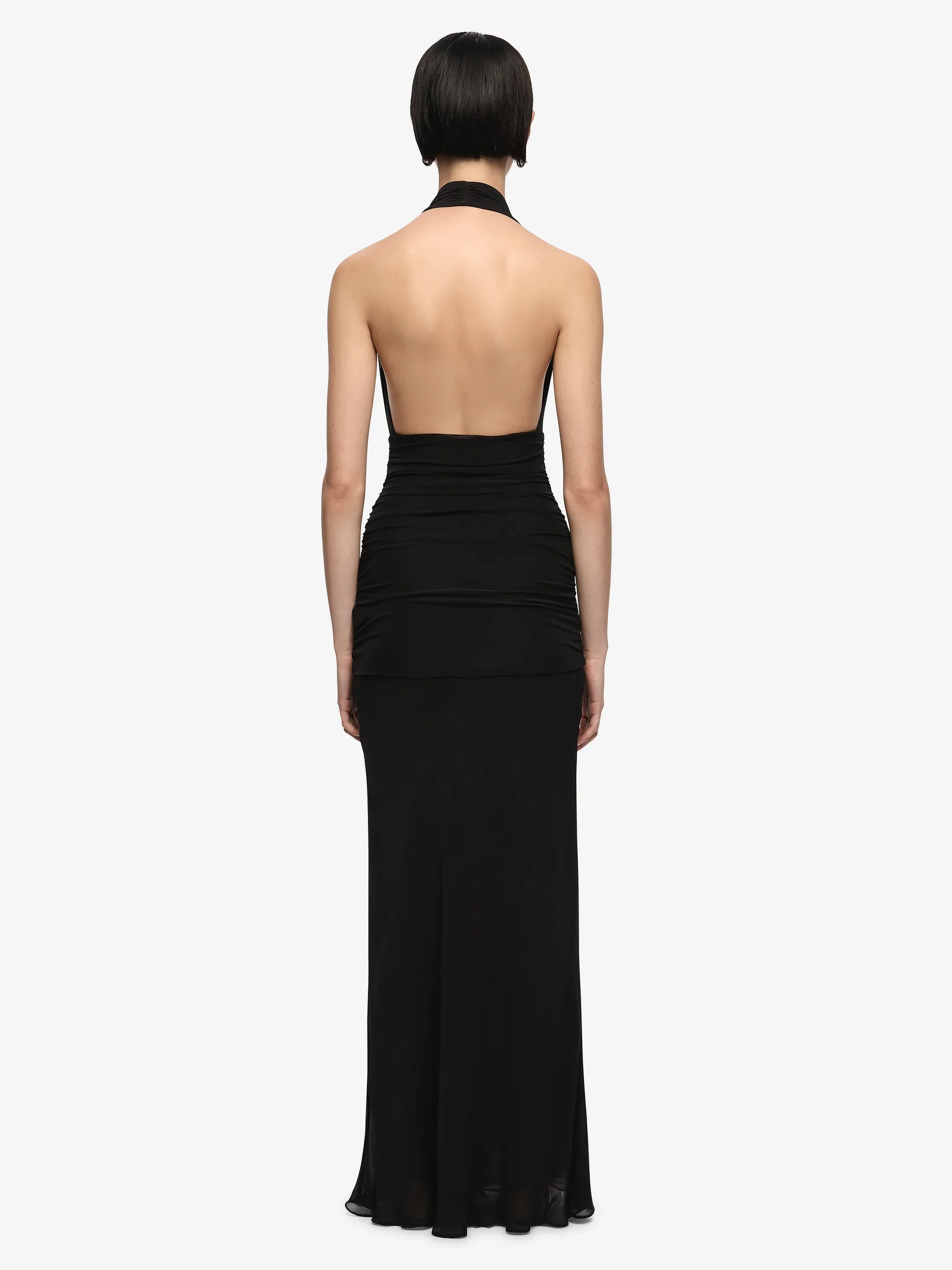 BEC + BRIDGE - CASSIS DRAPE MAXI DRESS (BLACK) - Image 2