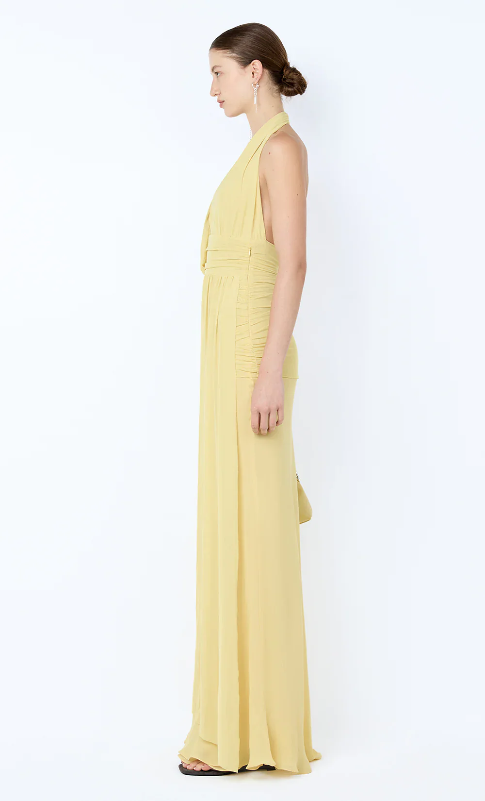BEC + BRIDGE - CASSIS DRAPE MAXI DRESS (CITRON) - Image 5