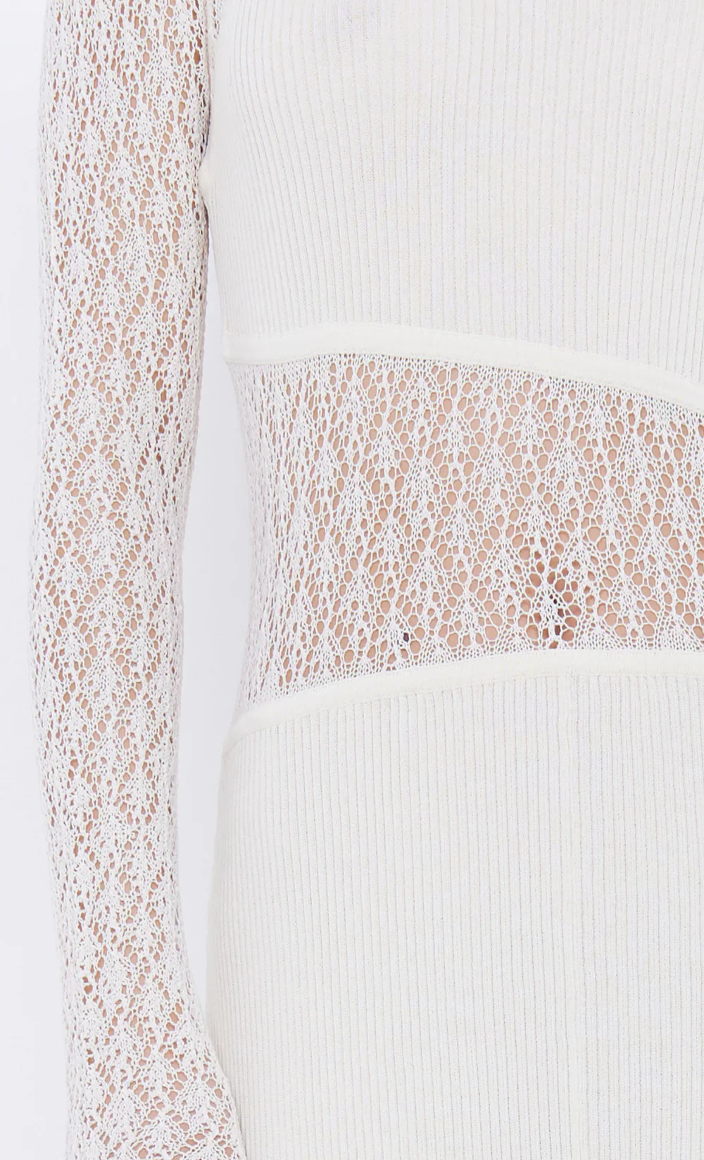 BEC + BRIDGE - CHANTELLE LONG SLEEVE DRESS (IVORY)  FINAL SALE - Image 4