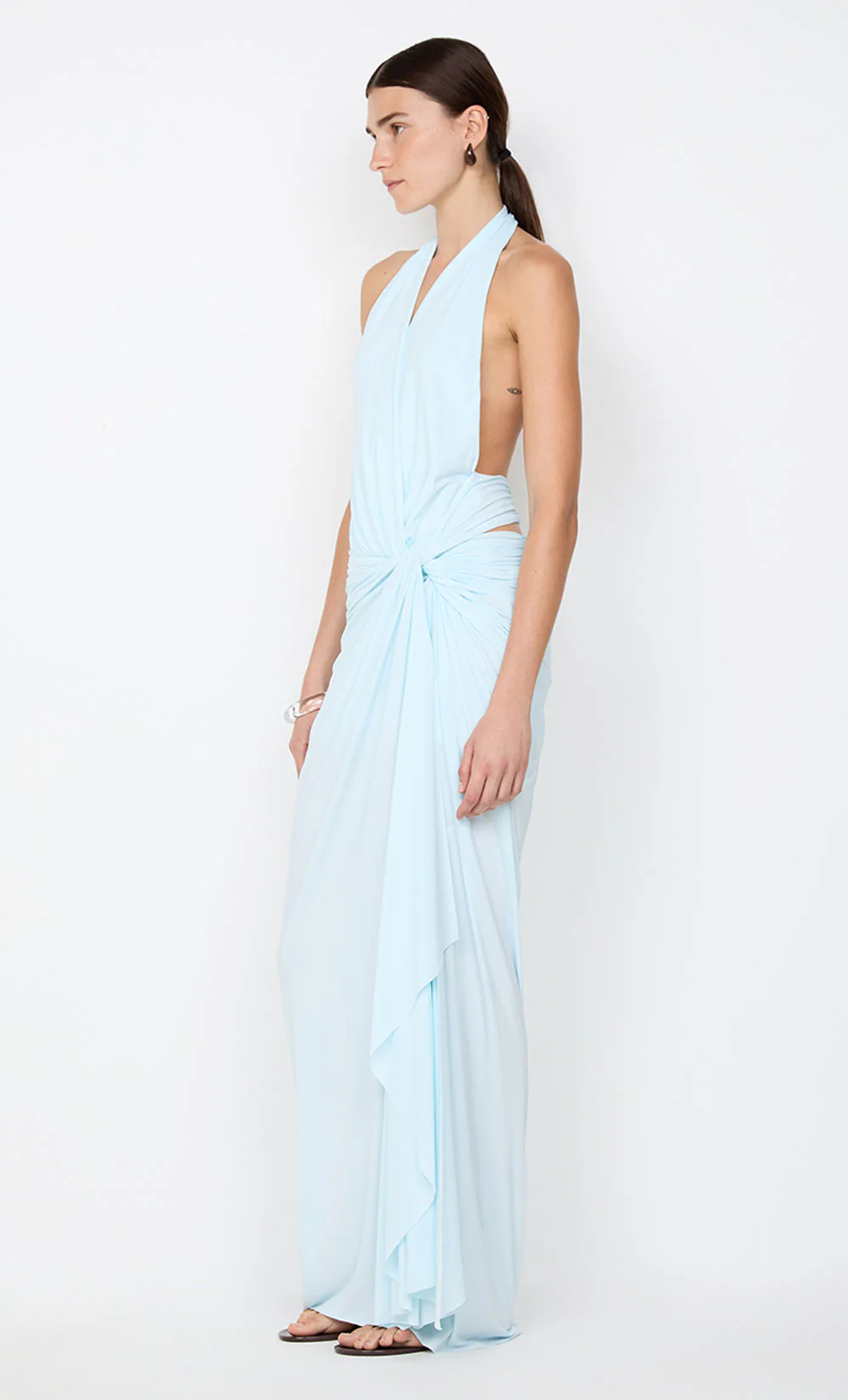 BEC + BRIDGE - CLEMENTINE TWIST DRESS (ARTIC BLUE) - Image 3