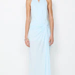 BEC + BRIDGE - CLEMENTINE TWIST DRESS (ARTIC BLUE) - Image 5