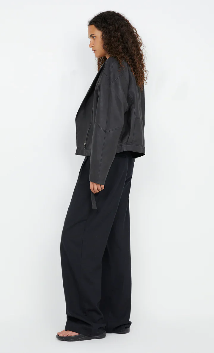 BEC + BRIDGE - DAVIE BOMBER (WASHED BLACK) - Image 4