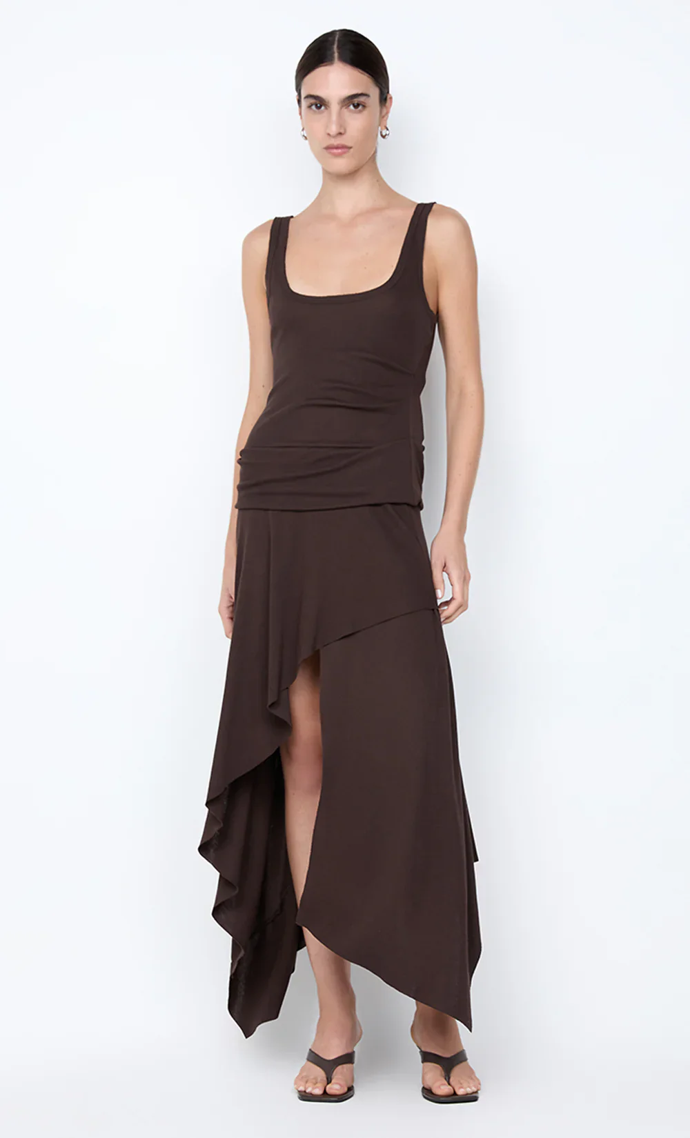 BEC + BRIDGE - EMERSON TANK DRESS (DARK CHOCOLATE) - Image 2
