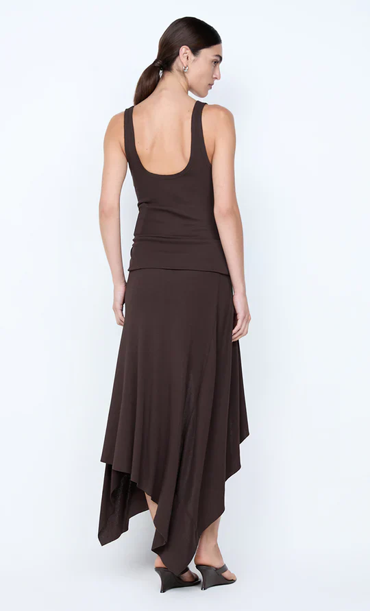 BEC + BRIDGE - EMERSON TANK DRESS (DARK CHOCOLATE) - Image 4
