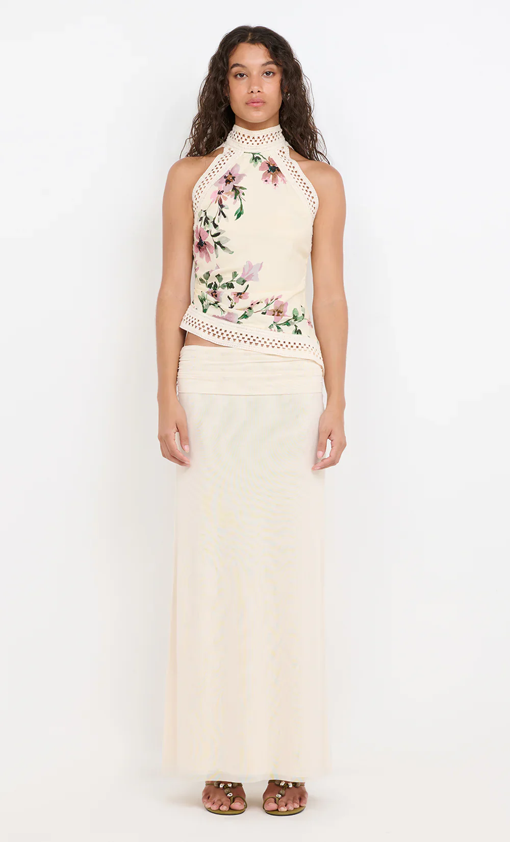 BEC + BRIDGE - EVA MAXI SKIRT (SNOW)