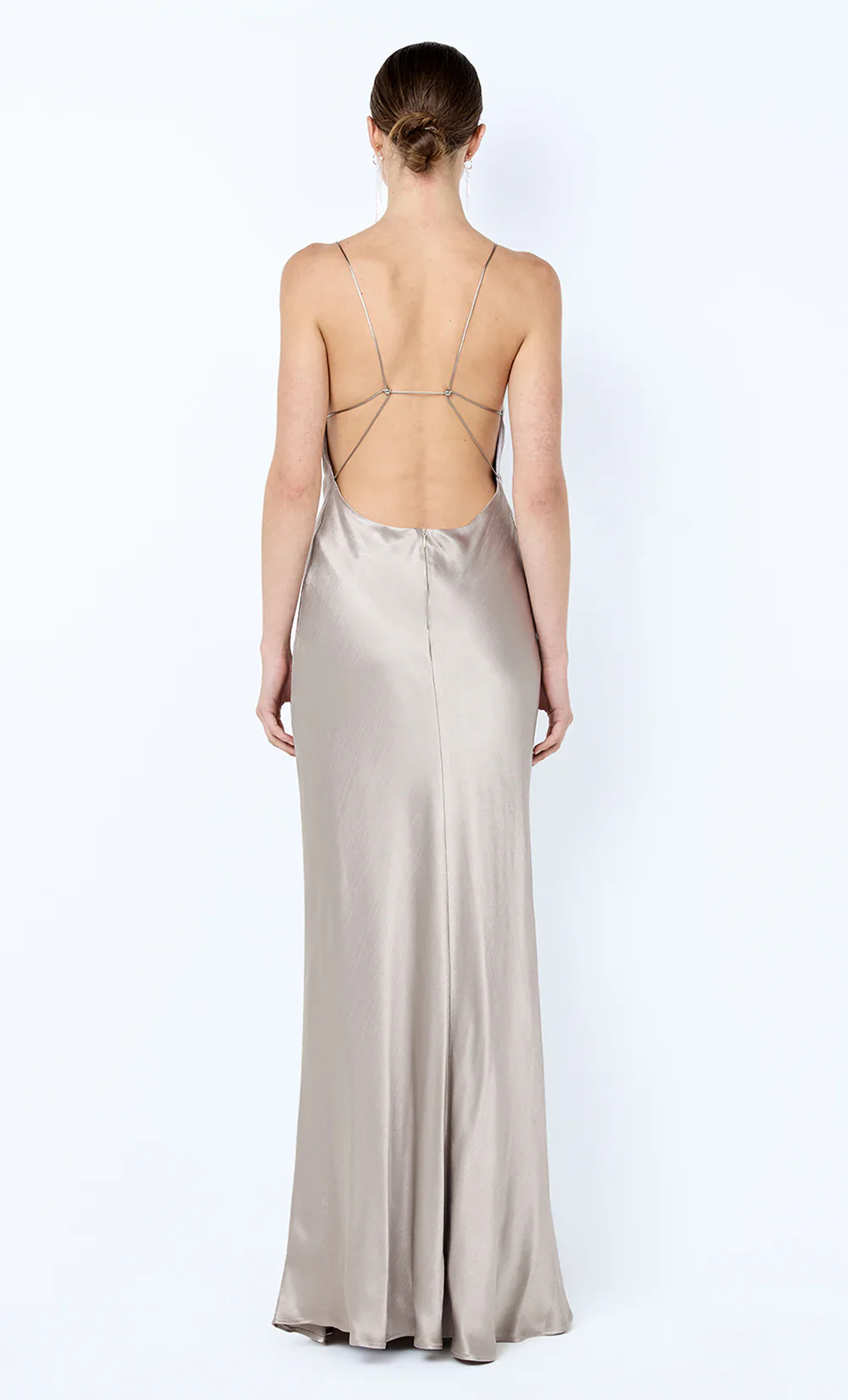 BEC + BRIDGE - FLORENCE SCOOP MAXI DRESS (SILVER) - Image 3