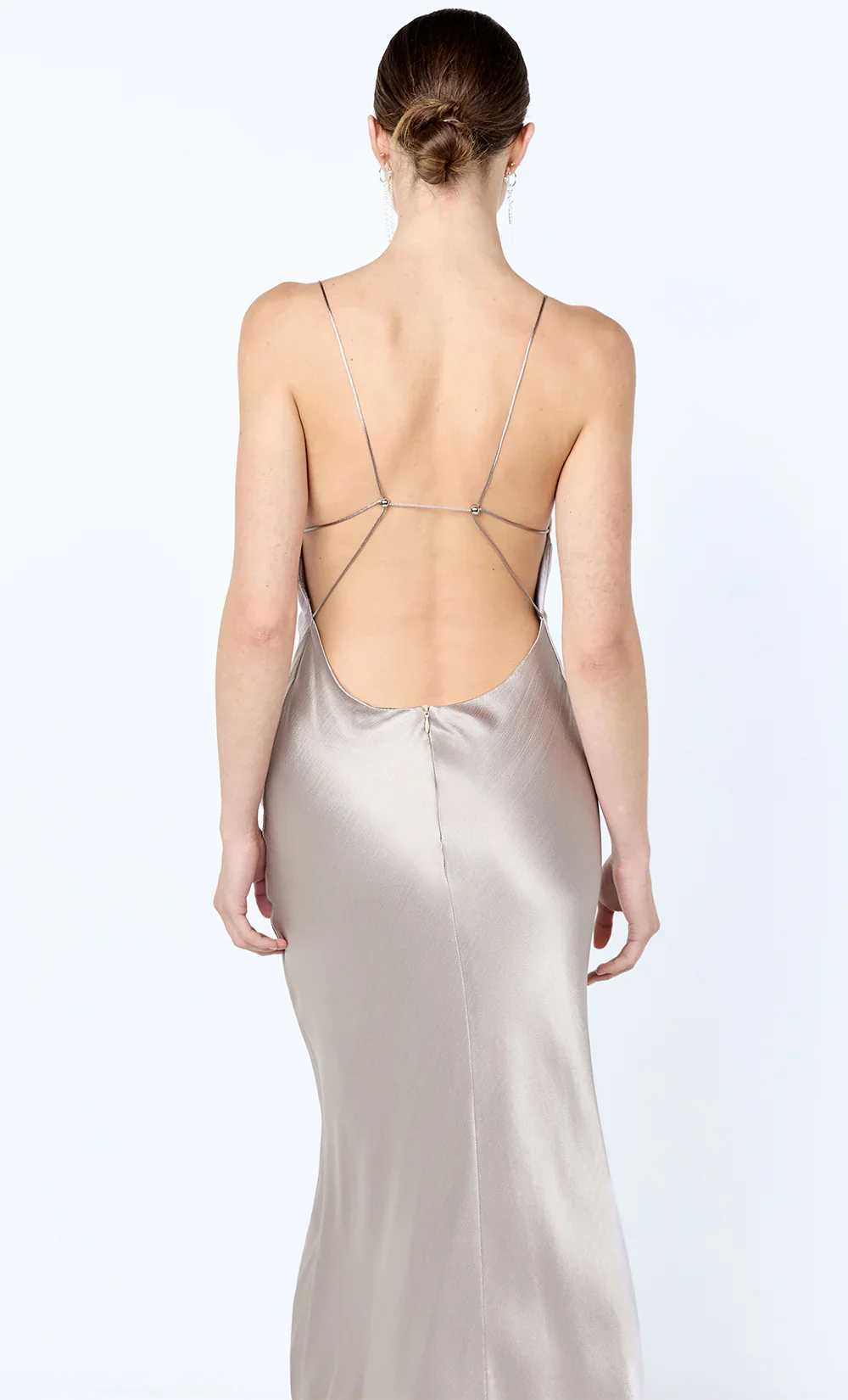 BEC + BRIDGE - FLORENCE SCOOP MAXI DRESS (SILVER) - Image 6