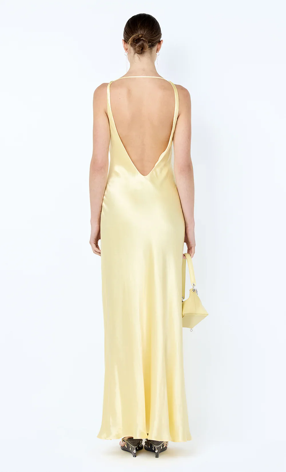 BEC + BRIDGE - FLORENCE V NECK MAXI DRESS (CITRON) - Image 2