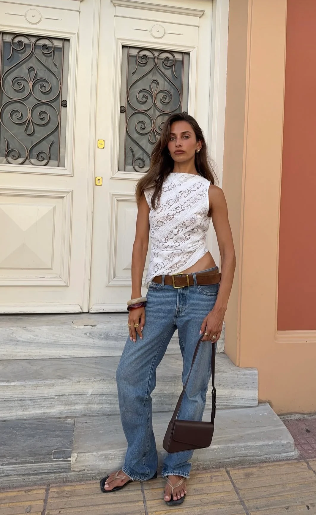 BEC + BRIDGE - HENRIETTA ASYM TOP (WHITE) - Image 2