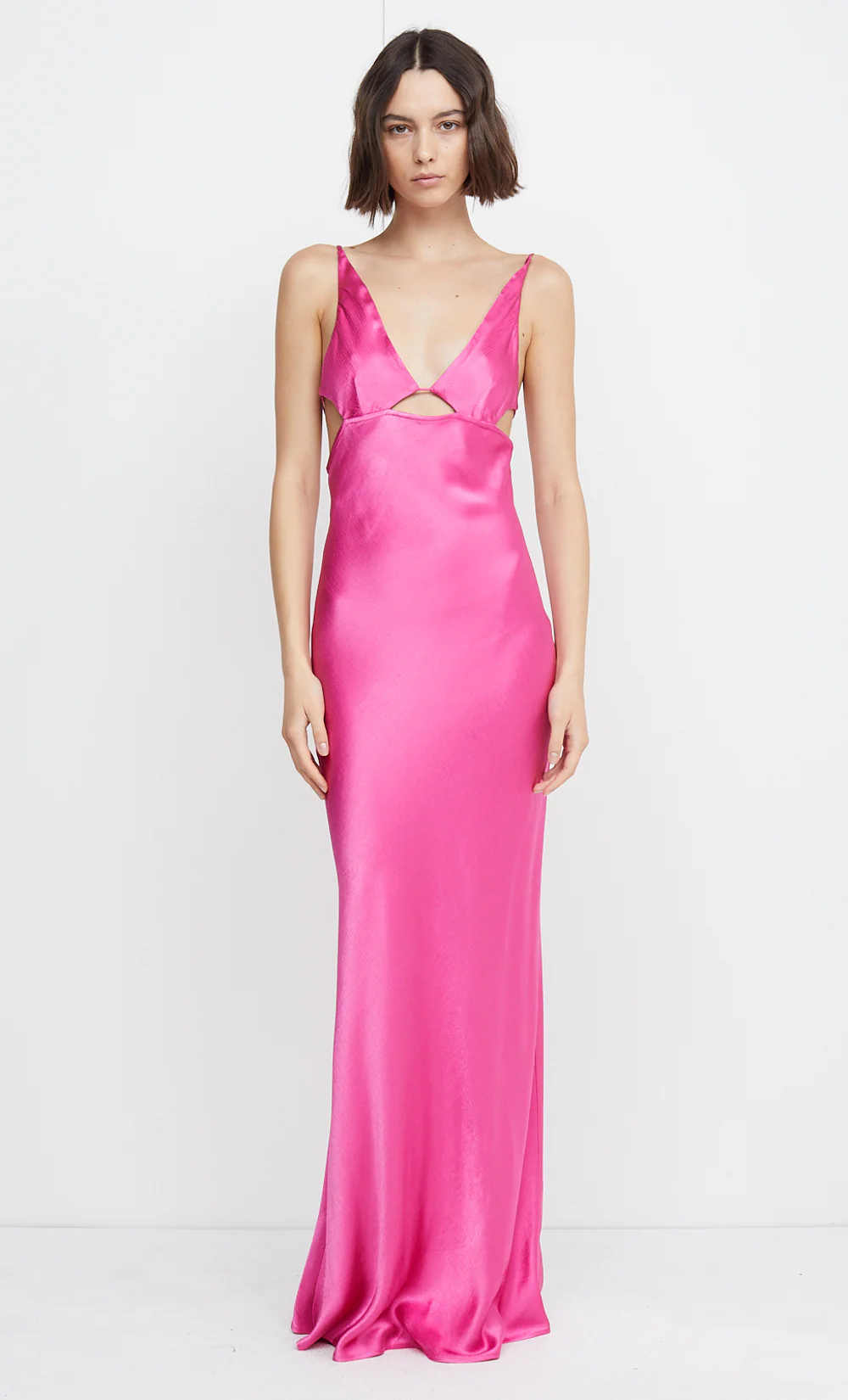 BEC + BRIDGE - INDI STRAPPY MAXI DRESS (Deep Pink) - Image 6
