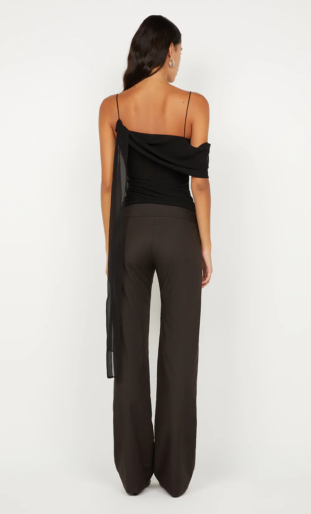 BEC + BRIDGE - INGRID PANT (CHOC PINSTRIPE) - Image 2