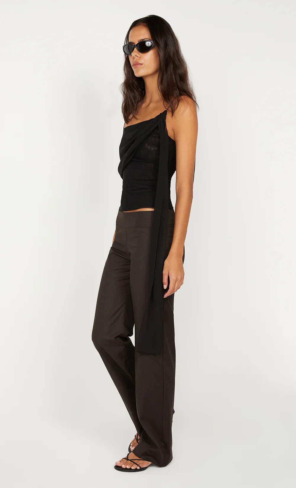 BEC + BRIDGE - INGRID PANT (CHOC PINSTRIPE) - Image 3