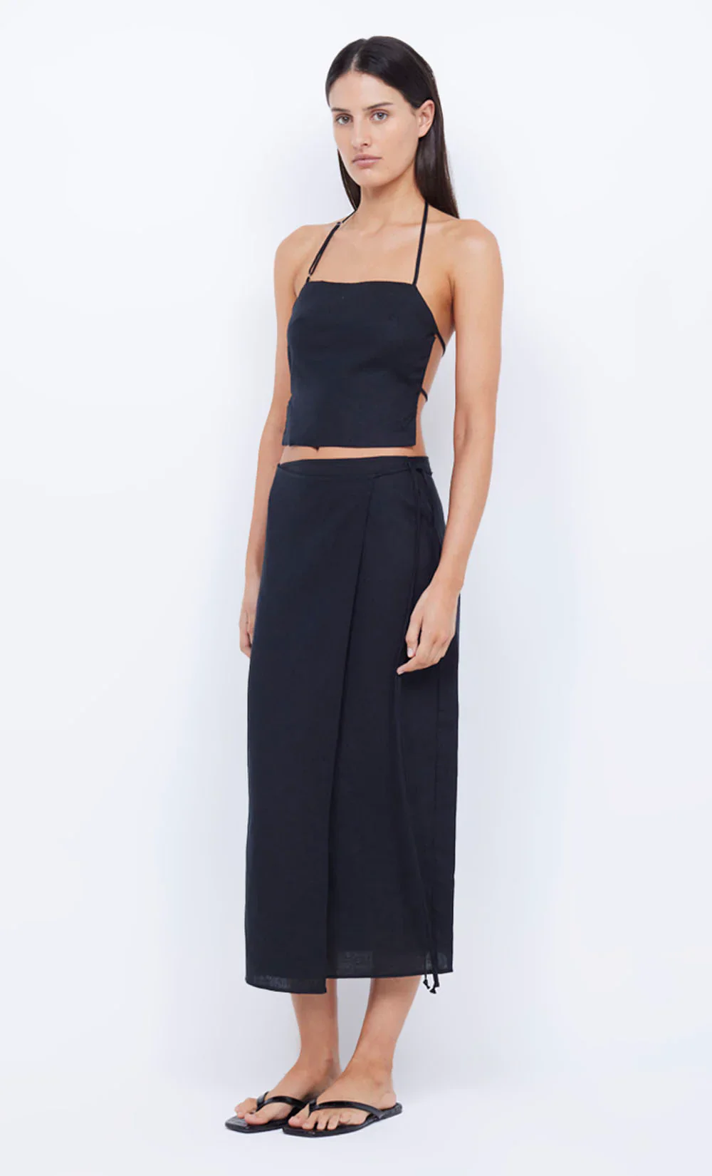 BEC + BRIDGE - JAYDEN APRON TOP (BLACK)  FINAL SALE - Image 3